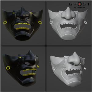 Jin Sakai mask - Majestic samurai clan from Ghost of Tsushima