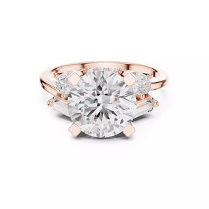 Round Cut Diamond Engagement Wedding Ring 3DM STL Video