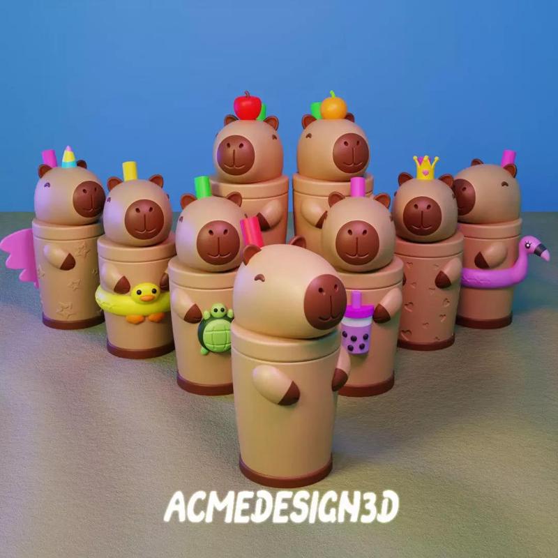 pack de vasos capybara carpincho