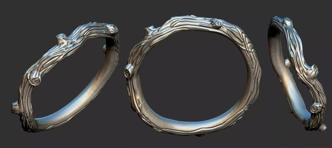 Rustic Branch Ring - Aliance