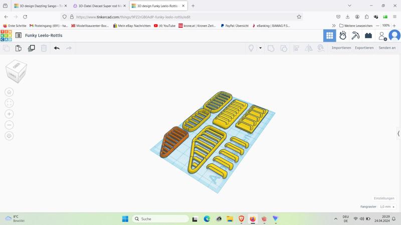 rc car air scoop bonnet hood 4