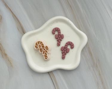 Candy Cane Polymer Clay Cutter