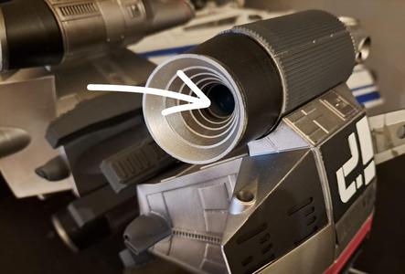 Gunstar Clear Engine Part & LED Holder