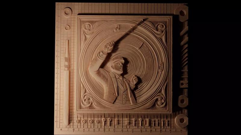 Conductors Baton CNC 3d Print High Relief Sand Casting