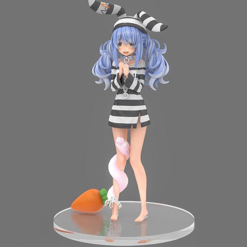 Hololive Used Pekora jail version 3D PRINTABLE FIGURE