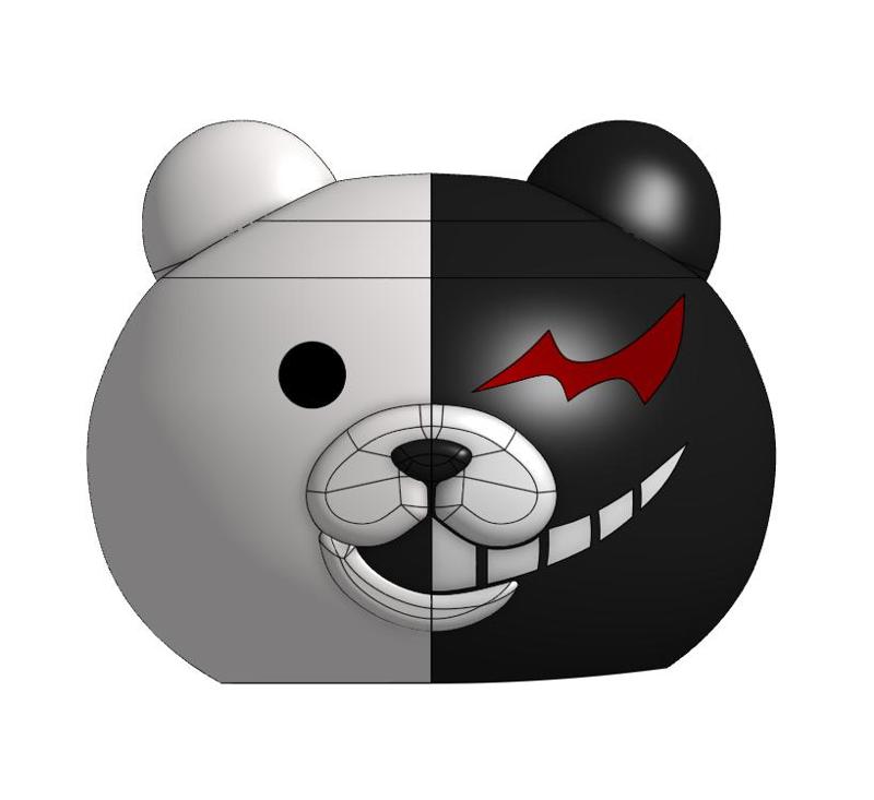 Danganronpa Monokuma Inspired Helmet