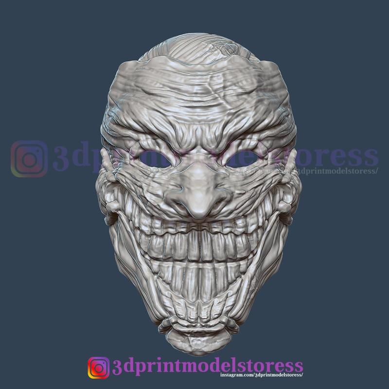 Clown Joker Mask Death of the Family Cosplay Halloween Helmet