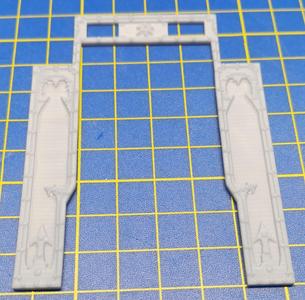 CHAOS SPACE MARINES Rhino top trims / decorations (Type A)