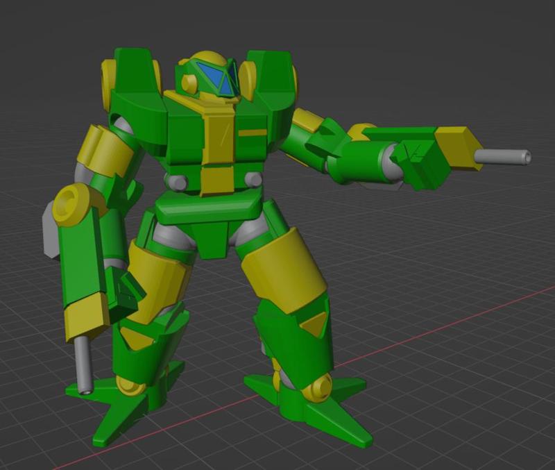 Ironhold battle armour (6 poses, 3 variants)