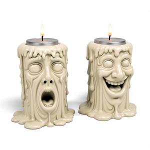 Candles with face