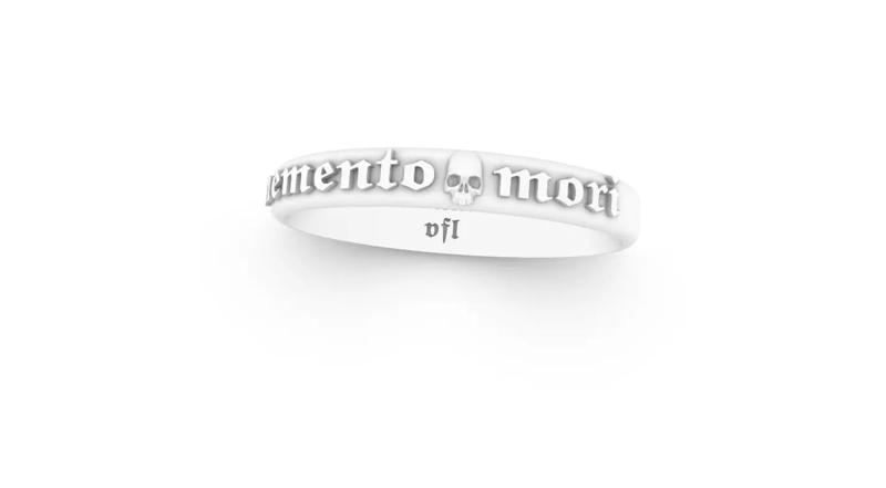 Memento Mori Skull Ring