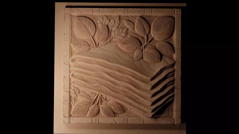 Crepes CNC 3d Print High Relief Sand Casting