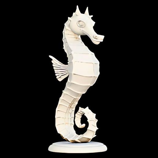 Classic Seahorse Statue