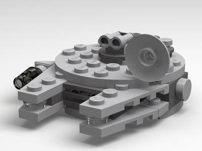 Millennium falcon starwars lego magazine limited edition