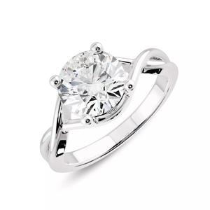 Solitaire Ring 360 Animation and stl file 3D print model