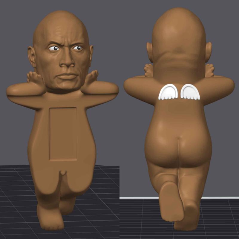 The Rock Phone Hipper