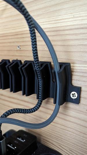 Ports Protection and Cable Organizer Clip