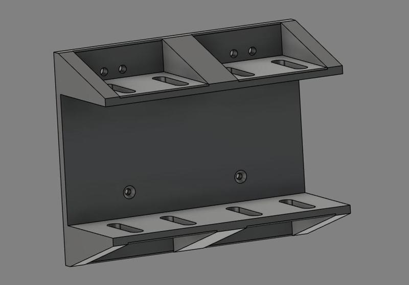 8040 Aluminium extrusion 75x75 = 100x100 Vesa mount