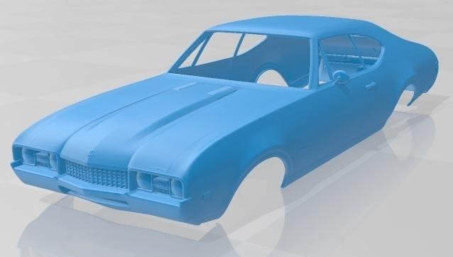 Oldsmobile 442 Cutlass Printable Body Car