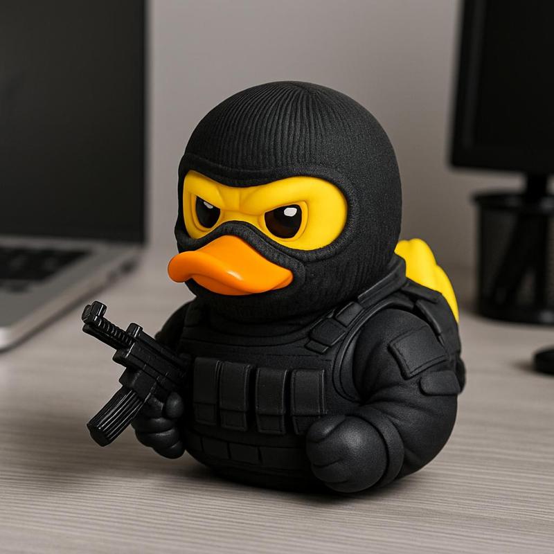 Rubber Duck -  Terrorism statue  - 3D print