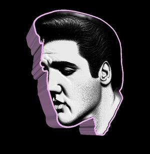 Lightbox The king Elvis lithophane