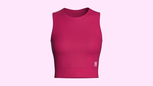 Girls Sleeveless Crop Top | Marvelous / Clo3d / obj / fbx