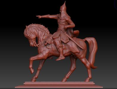 Atın üstünde Fatih Sultan Mehmet Han