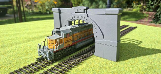 [ZM H0 scale] Randolph & Carothers tunnel portals USA