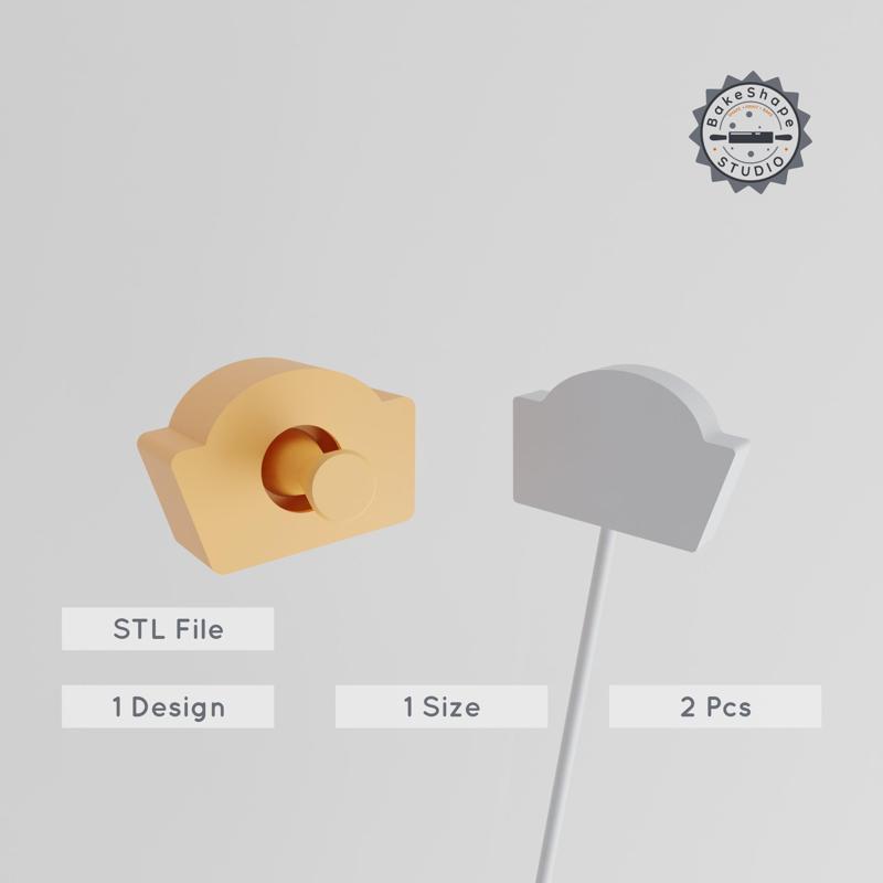 Sailor Hat Cake Pop Mold Set, Nautical Cap Design, 2-Piece Sailor & Marine Cap, Navy Hat 3D Printing STL