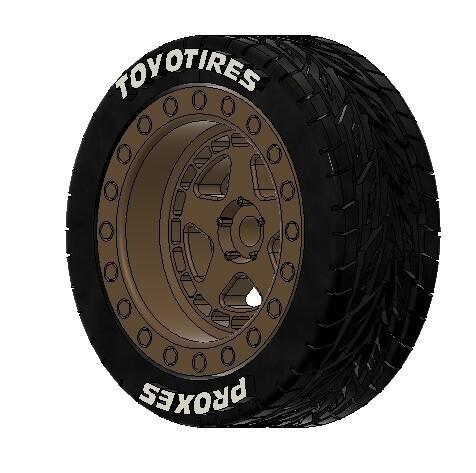 Ken Block Hoonitruck Wheels Fifteen52 Turbomac HD 1:64