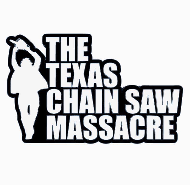 THE TEXAS CHAINSAW MASSACRE V2 Logo Display by MANIACMANCAVE3D