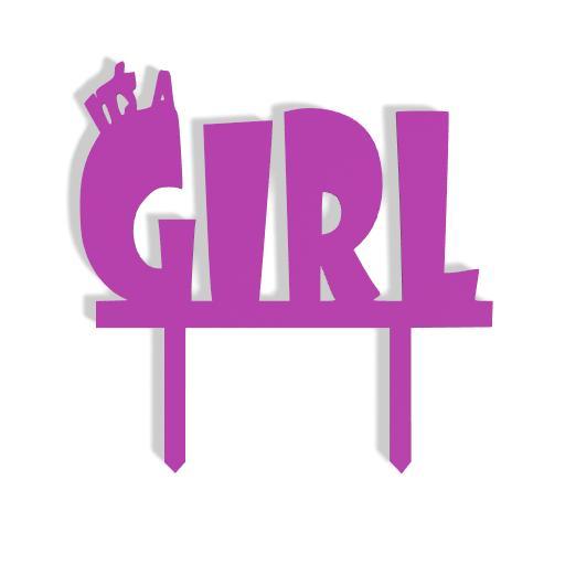It's A Girl! Cake Topper