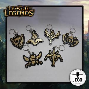 League Of Legends Keychain Role Icons