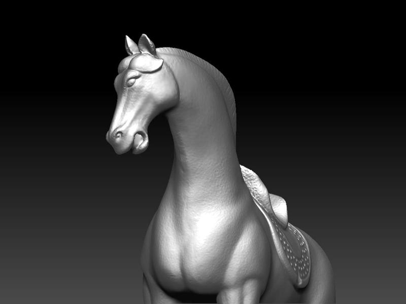 Scanned Hourse Sculpture