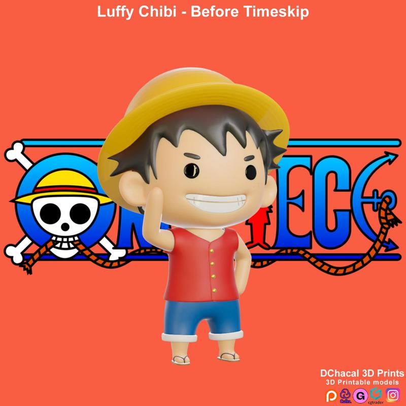 Luffy Chibi - Before Timeskip - One Piece