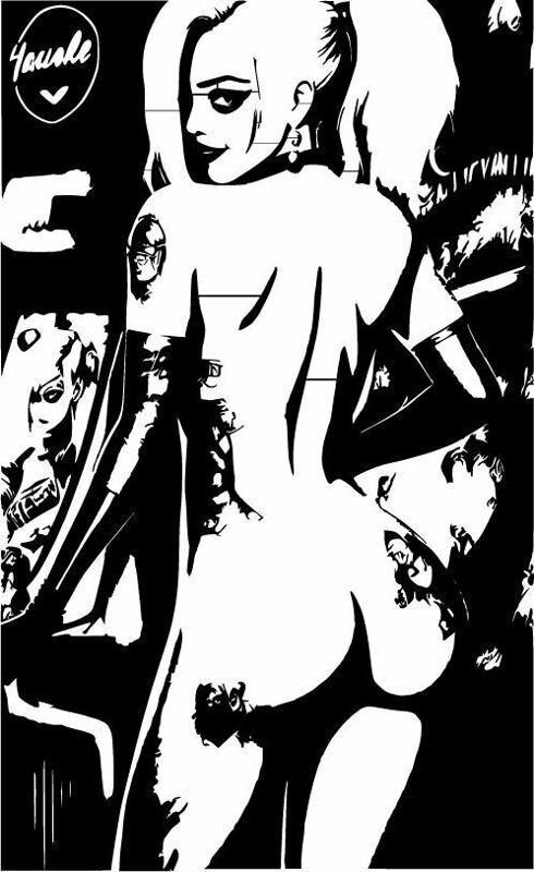 Harley Quinn wall art