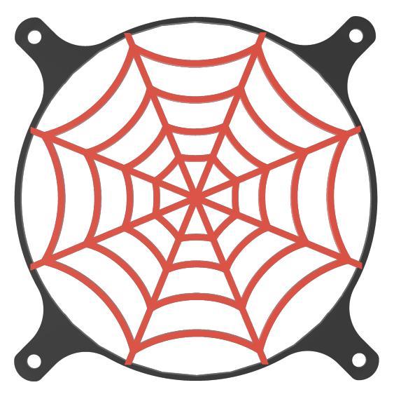 Spider Web Fan Grid 120mm