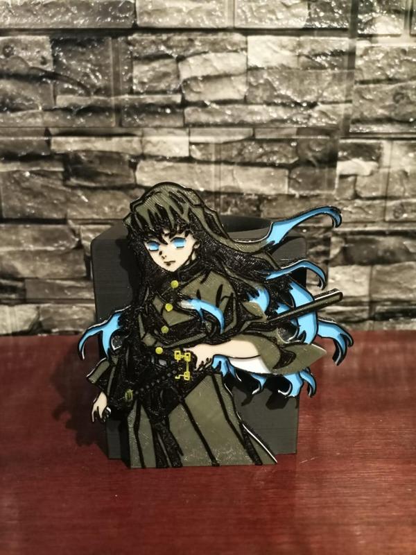 Pencil holder by Muichiro Tokito (Kimetsu no Yaiba)