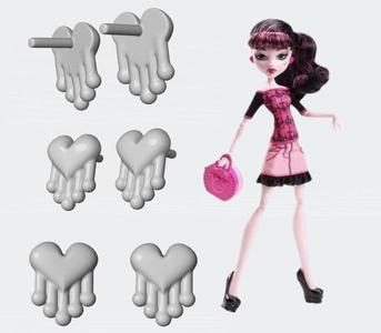 Draculaura Scaris City, Earrings, Monster High