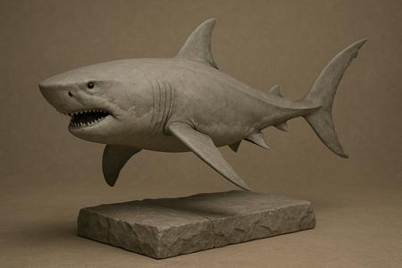 3D Shark Sculpture