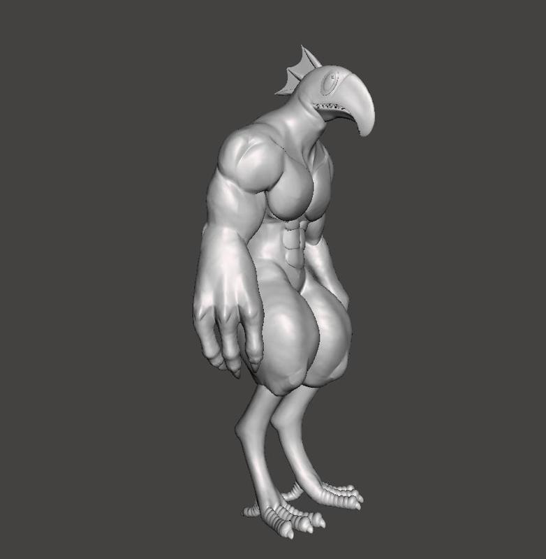 Dolzzo Blue Demon 3D Model