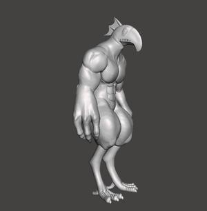 Dolzzo Blue Demon 3D Model