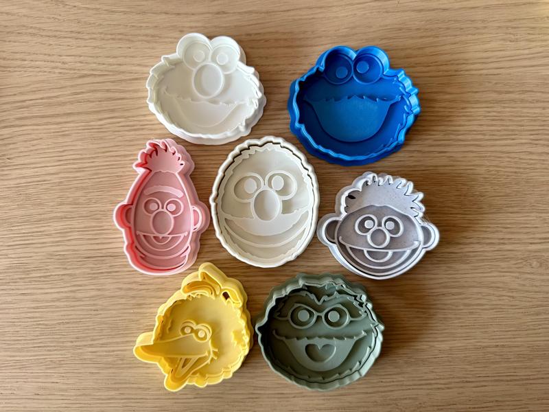 Sesame Street Cookie Cutters set