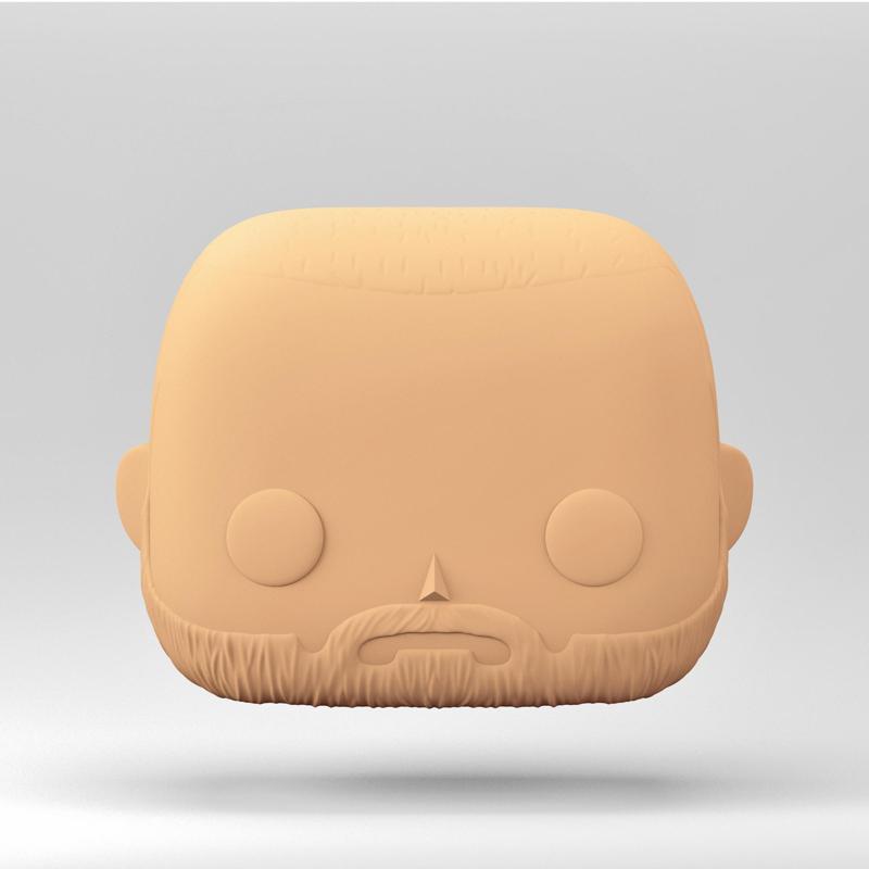 Stylized Chibi / POP Head STL | 3D Print File | MH_2-31