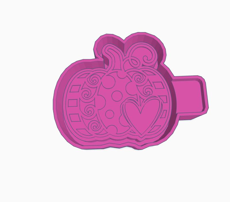 Heart Pumpkin Mold Housing STL