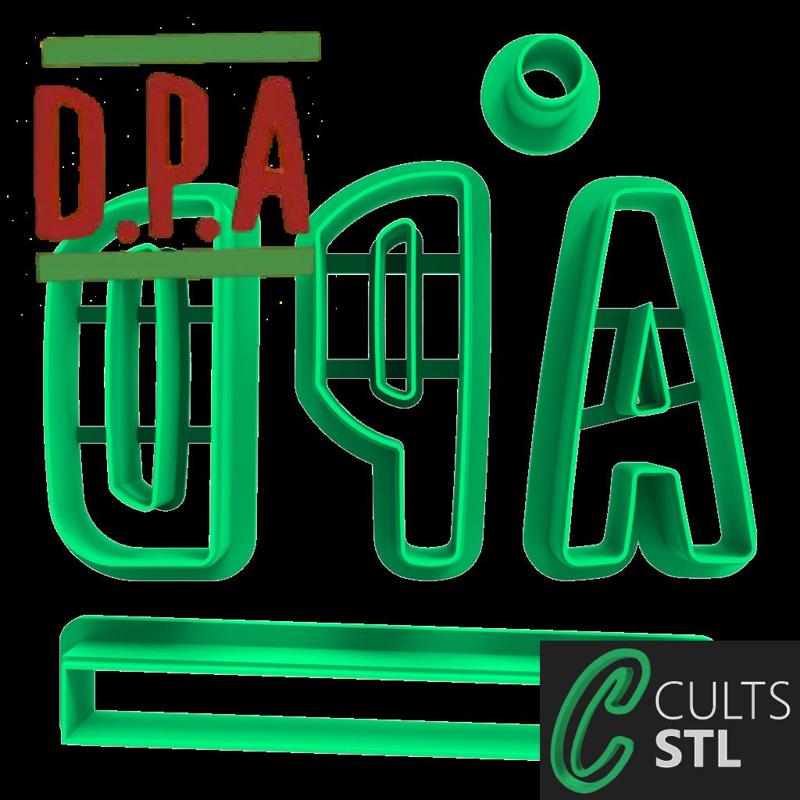 CORTADOR LOGO D.P.A. - 6cm