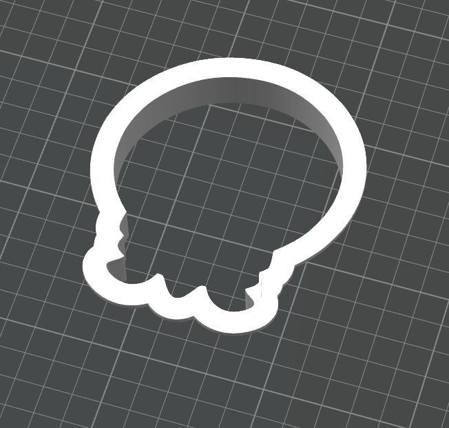 Crystal Ball Cookie Cutter STL – 3.5", 4", and 4.5" Sizes – Halloween Baking