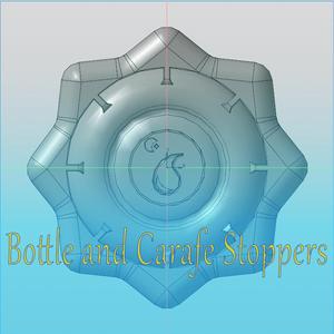 Bottle and Carafe Stoppers – 3D Printable Set