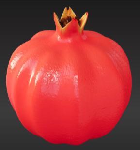 High-Detail Pomegranate