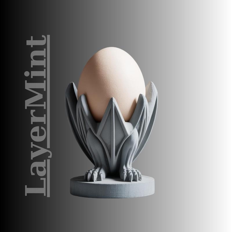 Gothic Gargoyle Egg Holder – 3D Printable STL File